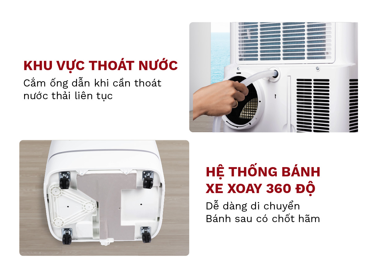 Máy điều hòa di động thông minh Fujihome PAC12