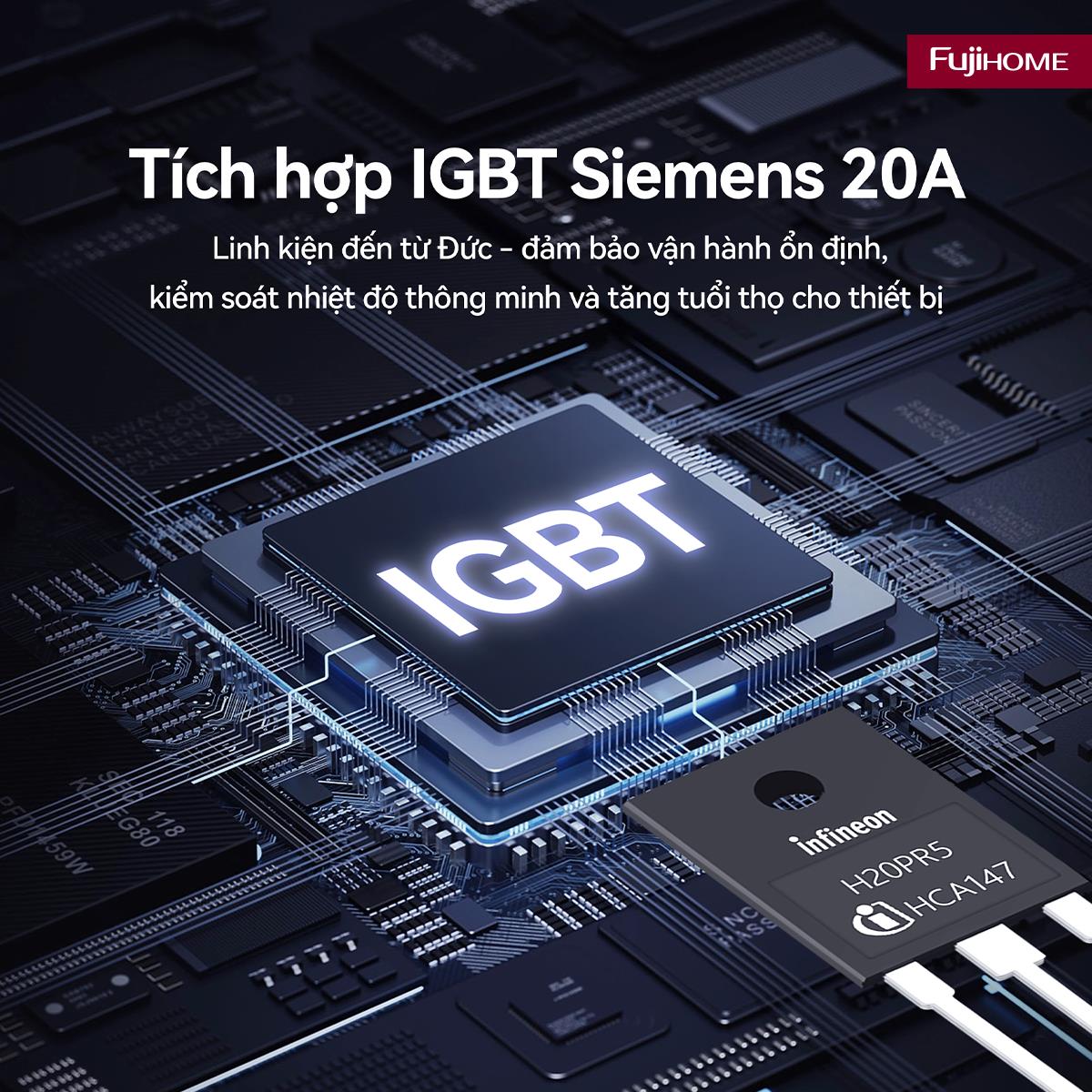 Bếp từ tròn đơn Fujihome IC1391