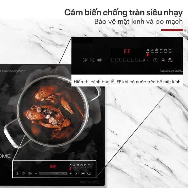 Bếp đôi từ và hồng ngoại Fujihome IC2519