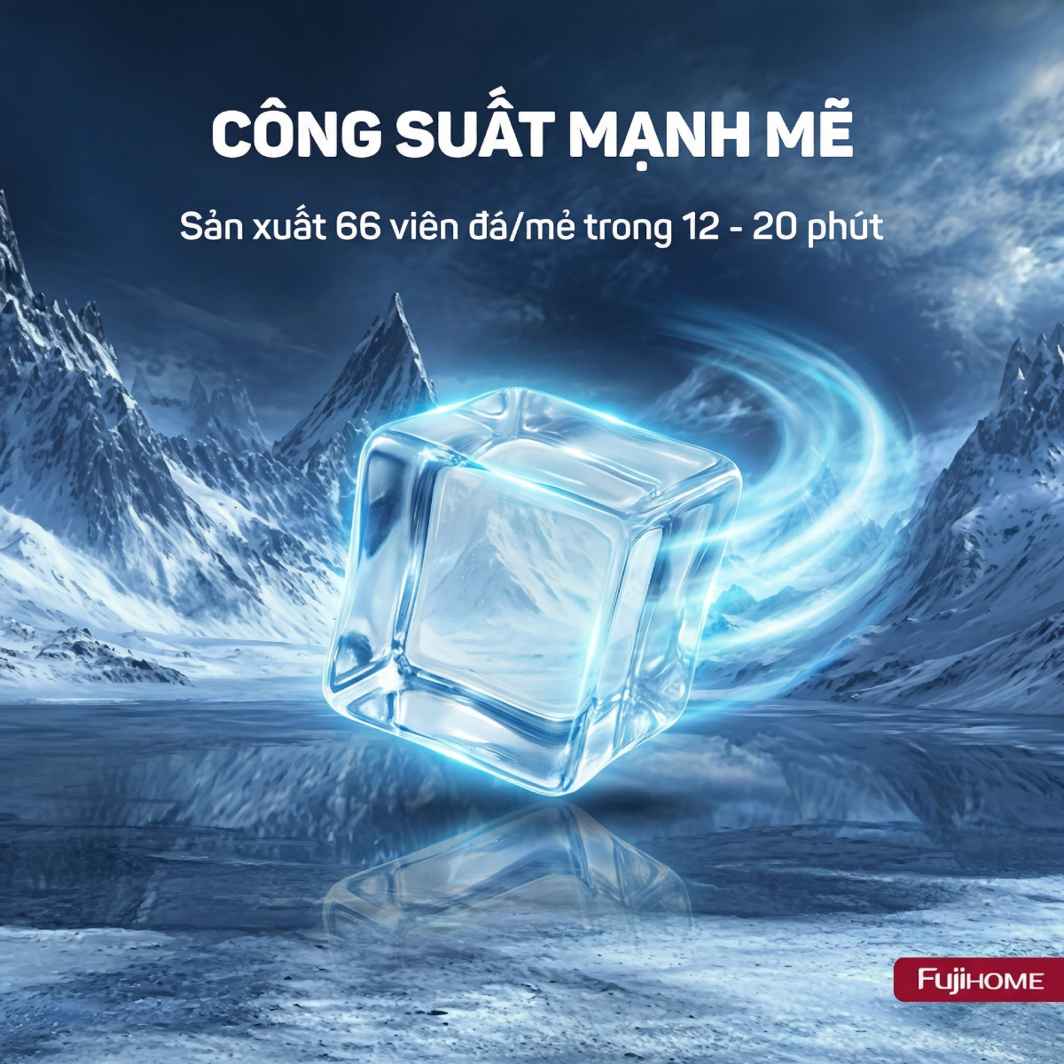 Máy Làm Đá Thương Mại Cao Cấp Fujihome IM65