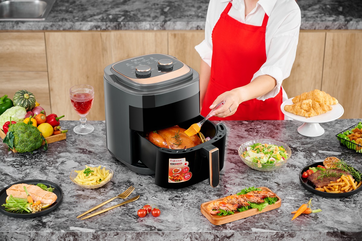 Nồi chiên không dầu Fujihome A6GG 6,5Lít