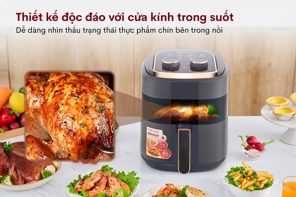 Nồi chiên không dầu Fujihome A5GG