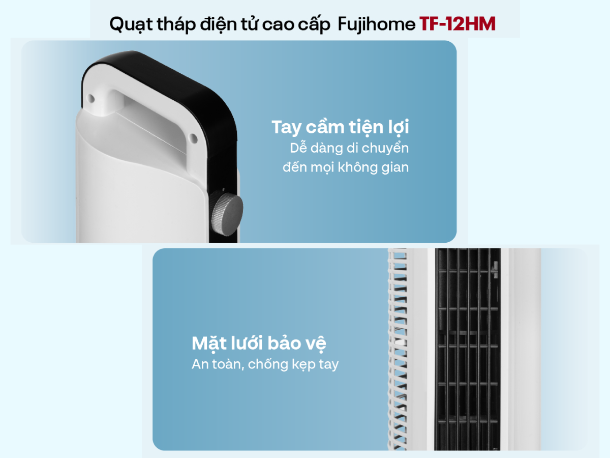 Quạt tháp cao cấp Fujihome TF-12HM