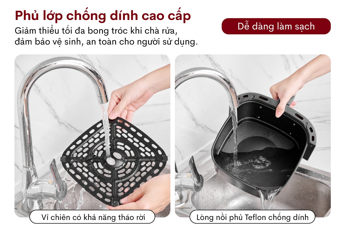 Nồi chiên không dầu Fujihome A5GG 5.5Lít