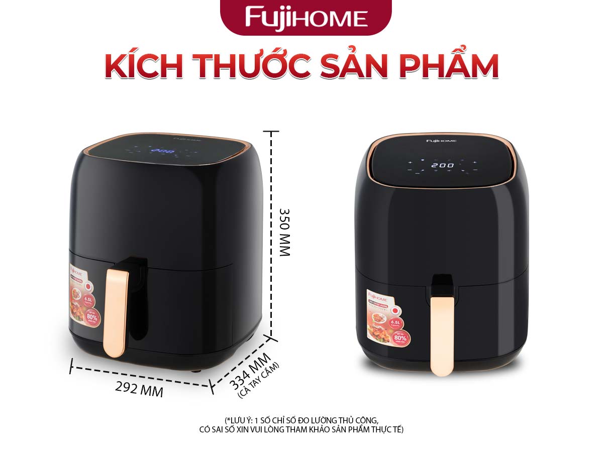 nồi chiên không dầu Fujihome A6DB
