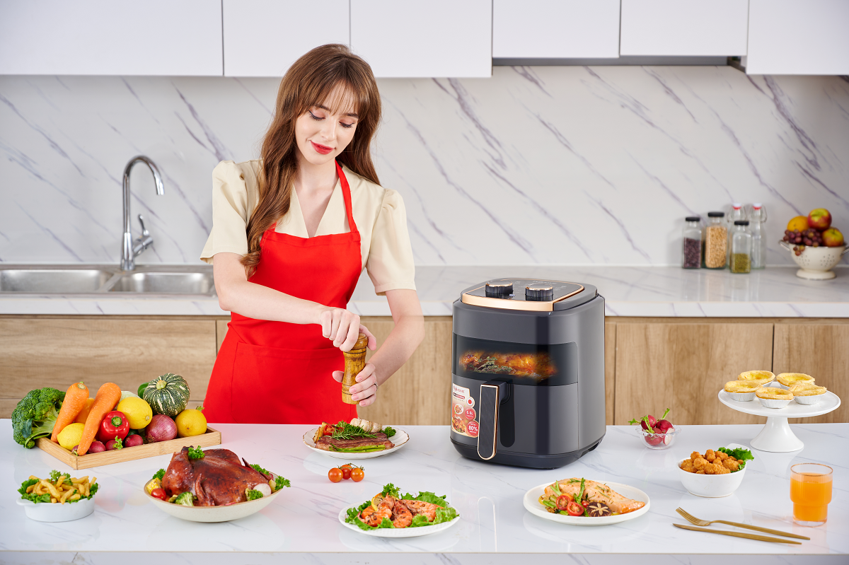 Nồi chiên không dầu Fujihome A5GG 5.5Lít