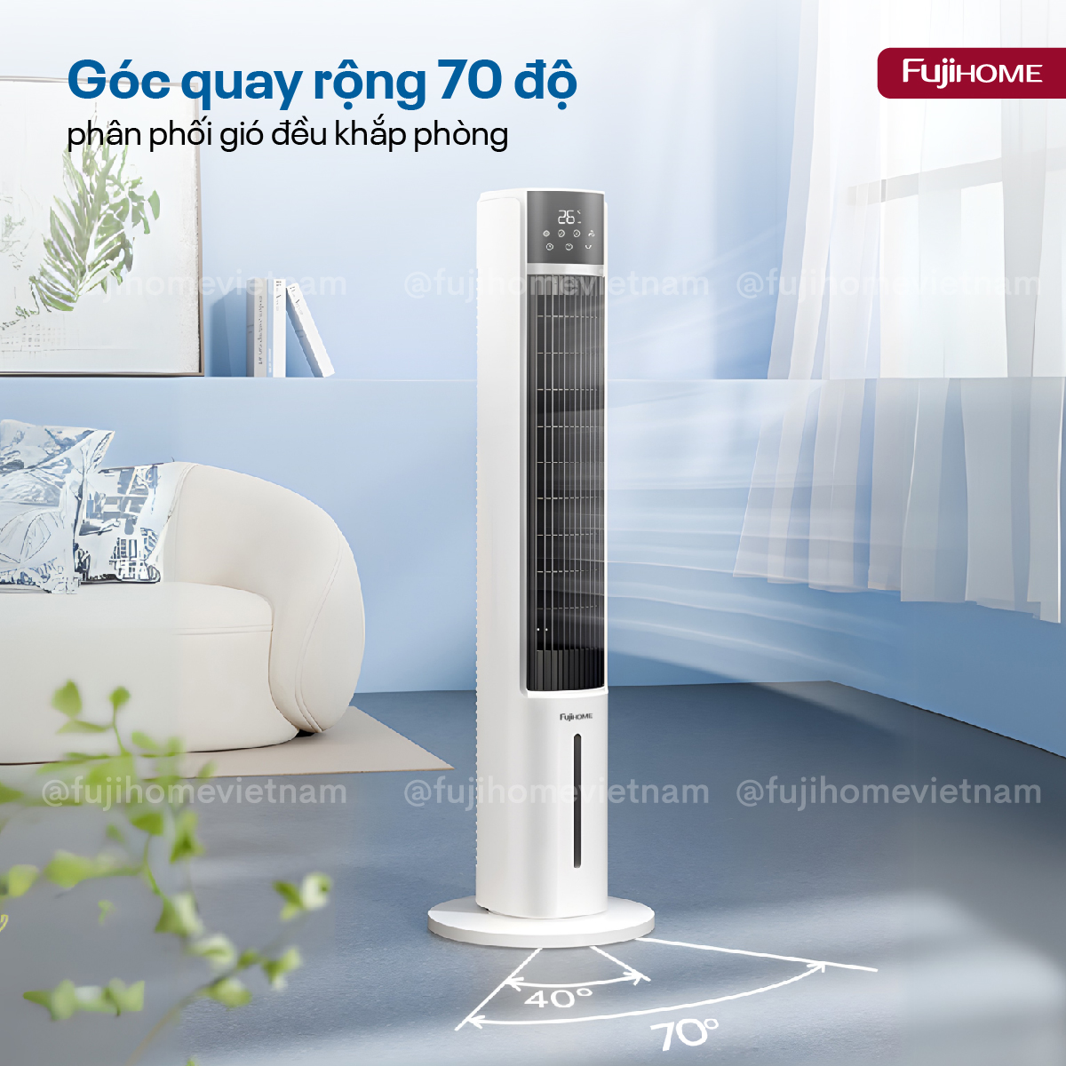 Quạt hơi nước Fujihome AC-DT5E