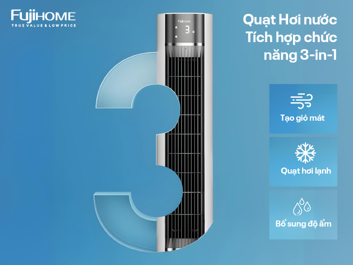 Quạt tháp hơi nước cao cấp Fujihome AC-18LE