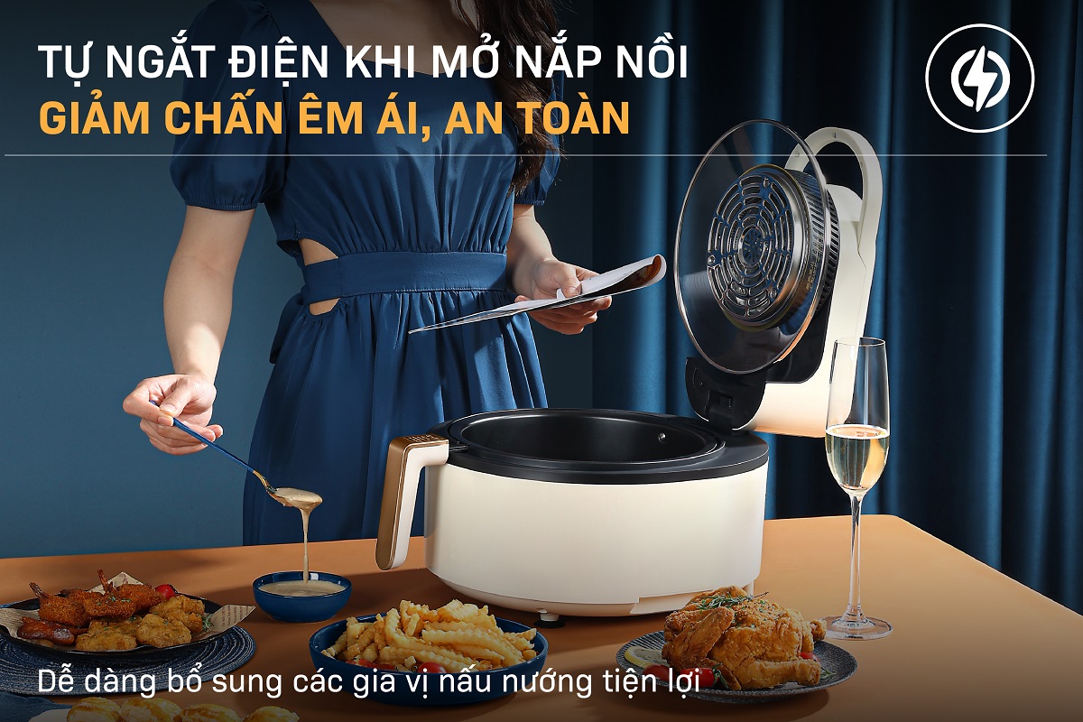 Nồi chiên không dầu Fujihome AG6 6Lít