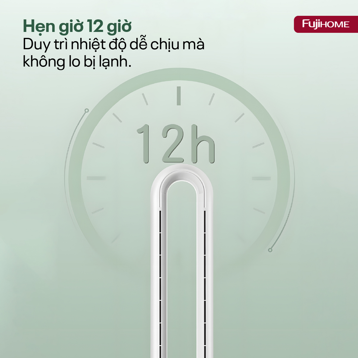 Quạt không cánh hơi nước tích hợp lọc không khí Ion Fujihome BF-03RC