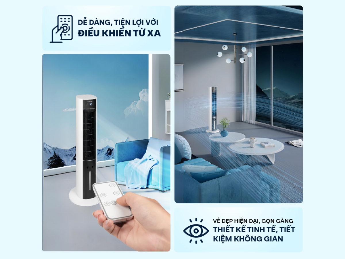 Quạt tháp hơi nước cao cấp Fujihome AC-18LE