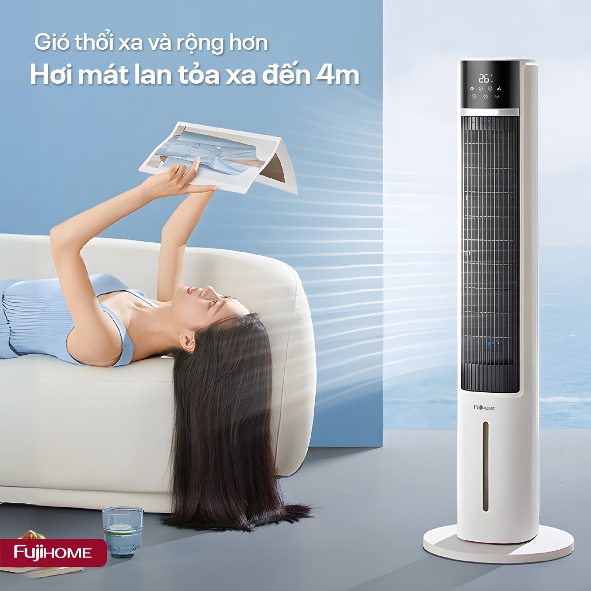 Quạt hơi nước Fujihome AC-DT5E