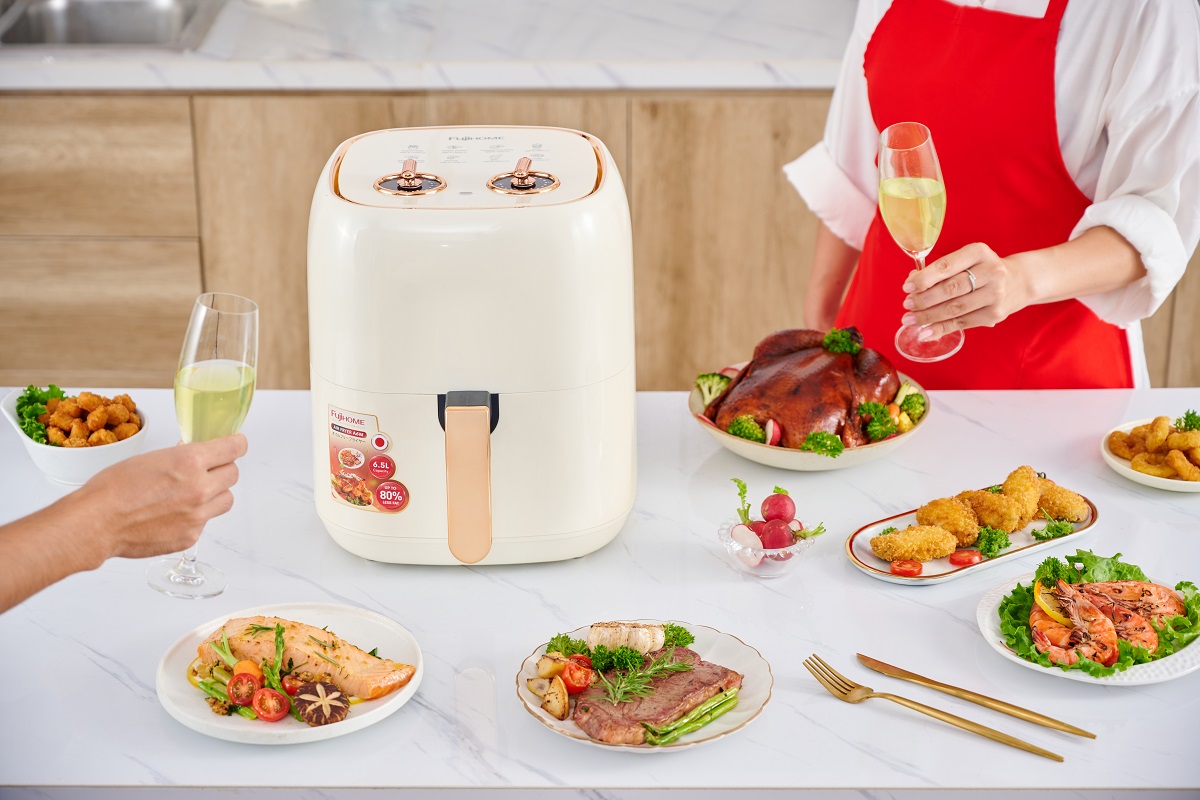 Nồi chiên không dầu Fujihome A6W 6,5Lít