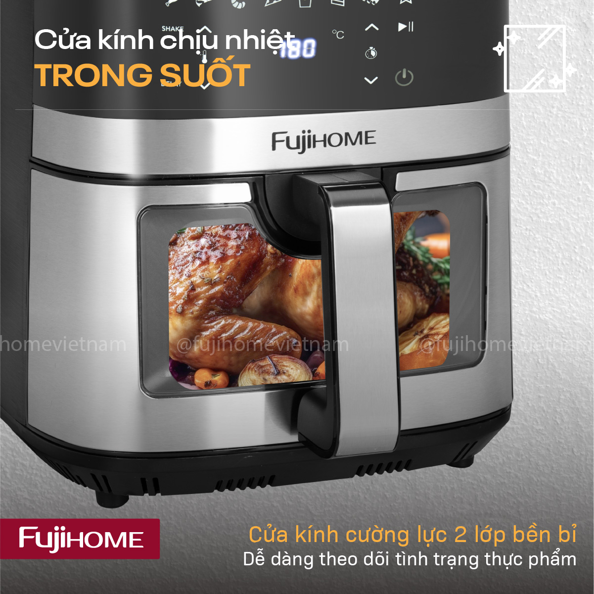 Nồi chiên không dầu Fujihome