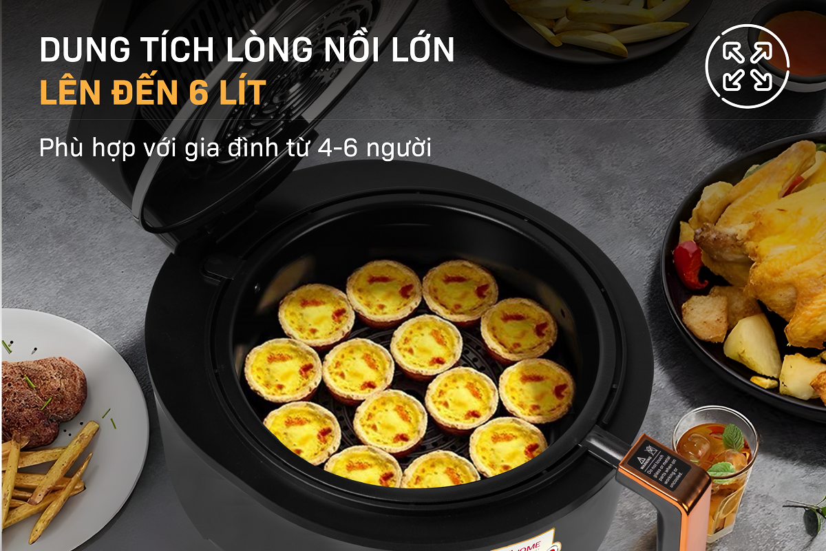 Nồi chiên không dầu Fujihome