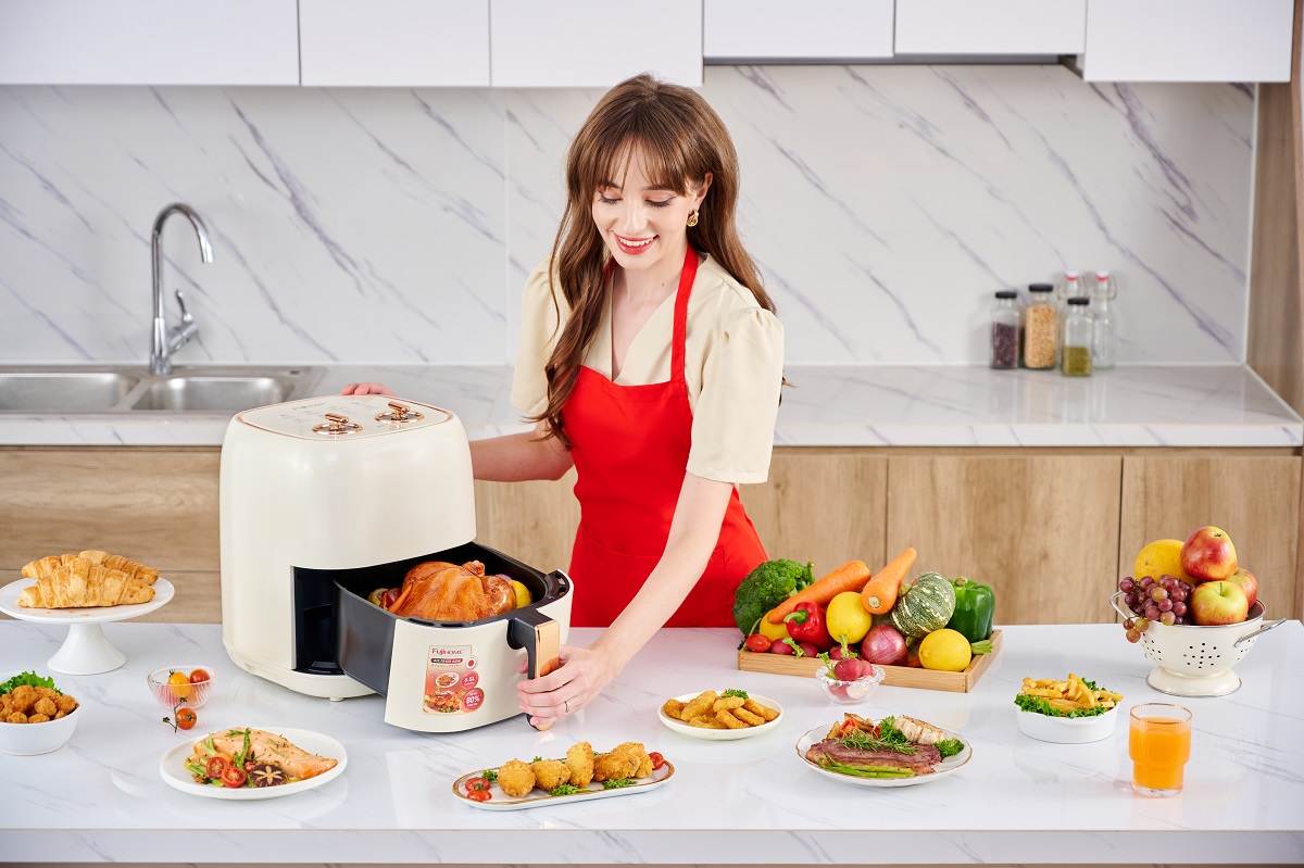 Nồi chiên không dầu Fujihome A6W 6,5Lít