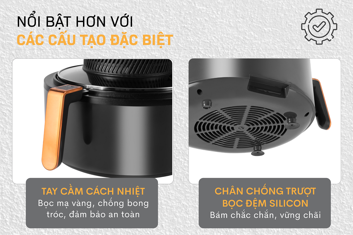 Nồi chiên không dầu Fujihome