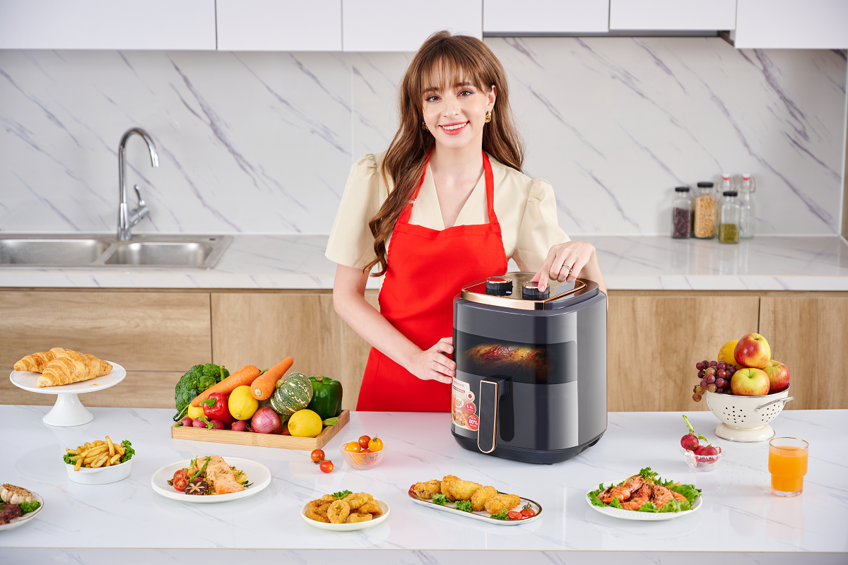 Nồi chiên không dầu Fujihome A5GG 5.5Lít