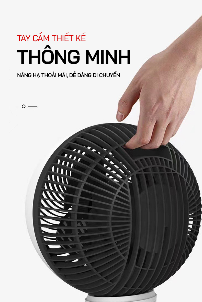 Quạt đối lưu không khí Fujihome CF25R (Điều khiển từ xa)