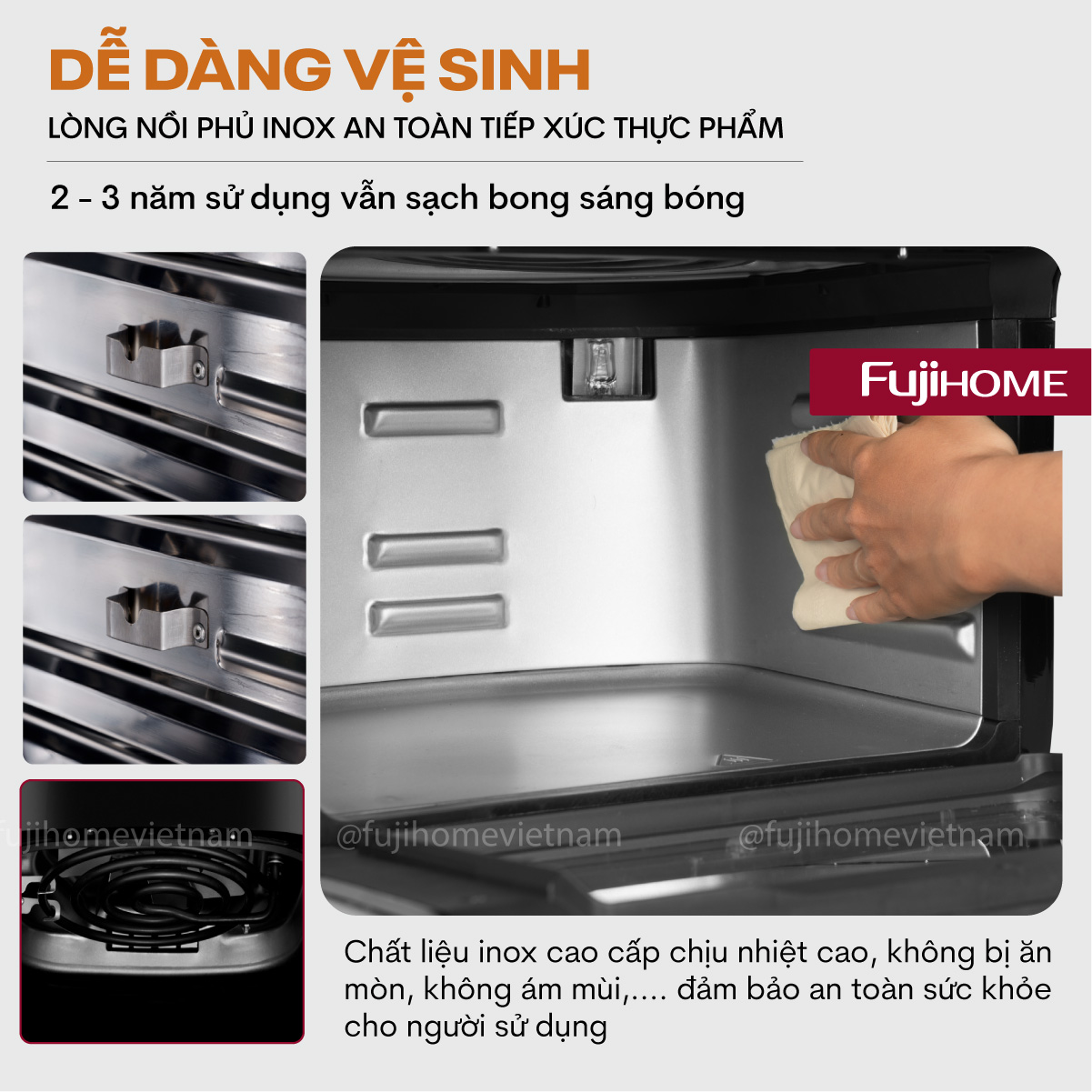 Nồi chiên không dầu Fujihome A12DB 12Lít