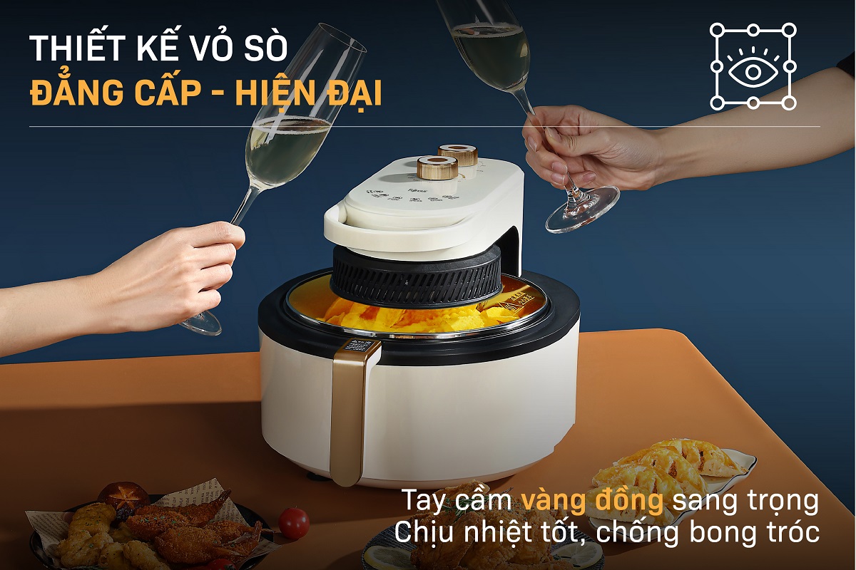 Nồi chiên không dầu Fujihome AG6 6Lít