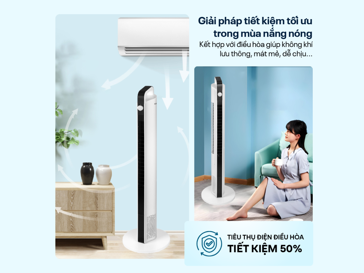 Quạt tháp cao cấp Fujihome TF-12HM