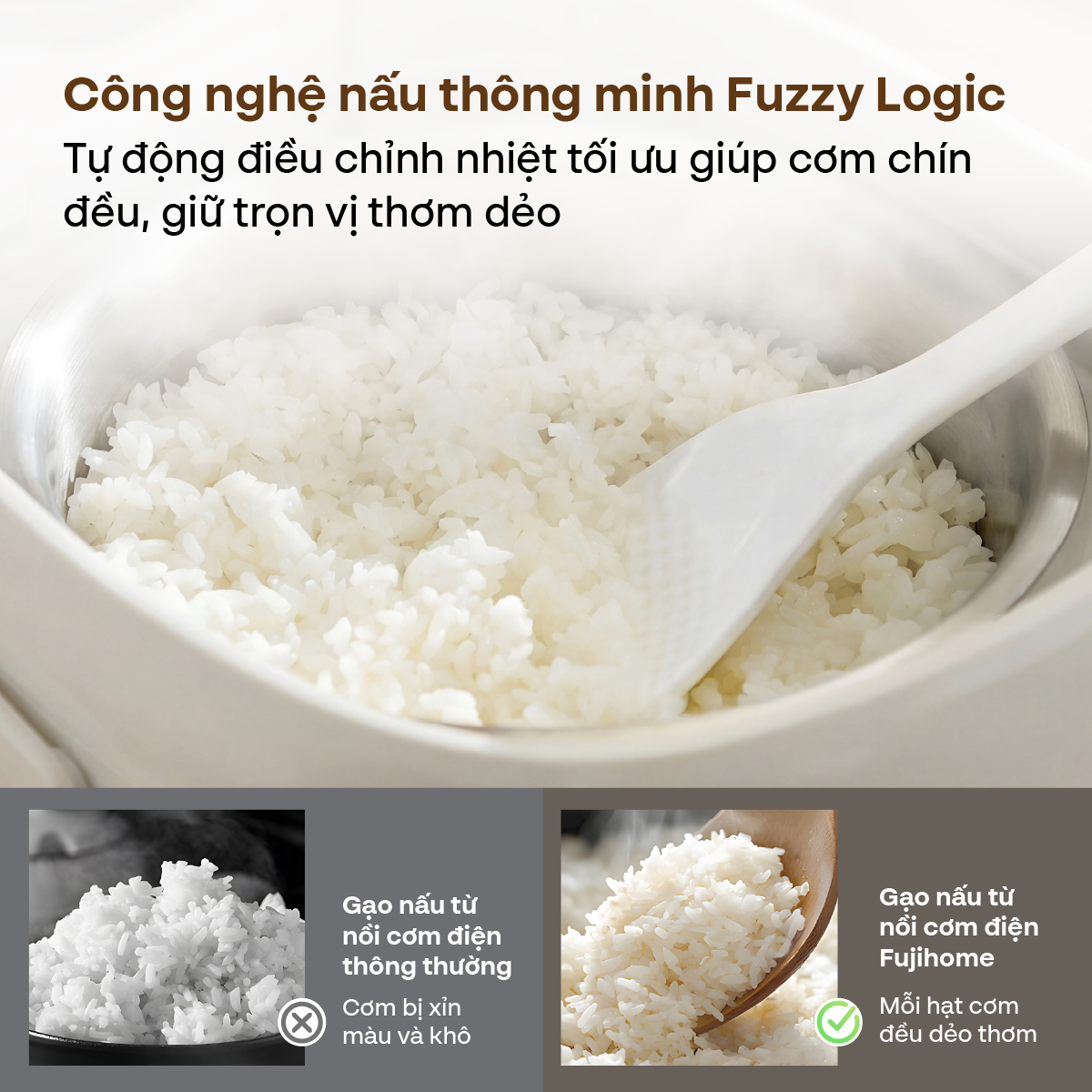 Nồi cơm điện Fujihome RC10ALC