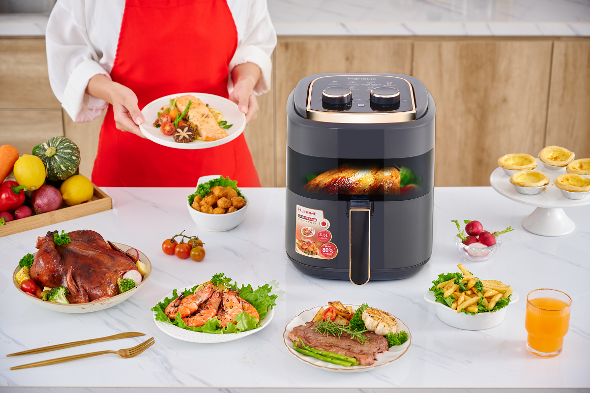 Nồi chiên không dầu Fujihome A5GG 5.5Lít