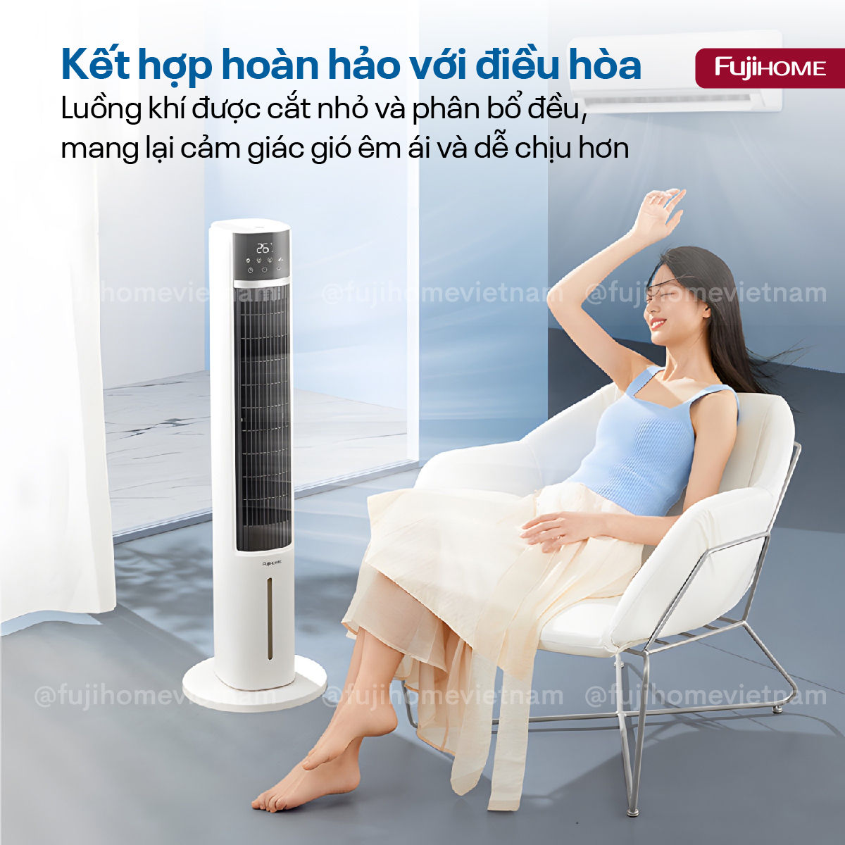 Quạt hơi nước Fujihome AC-DT5E