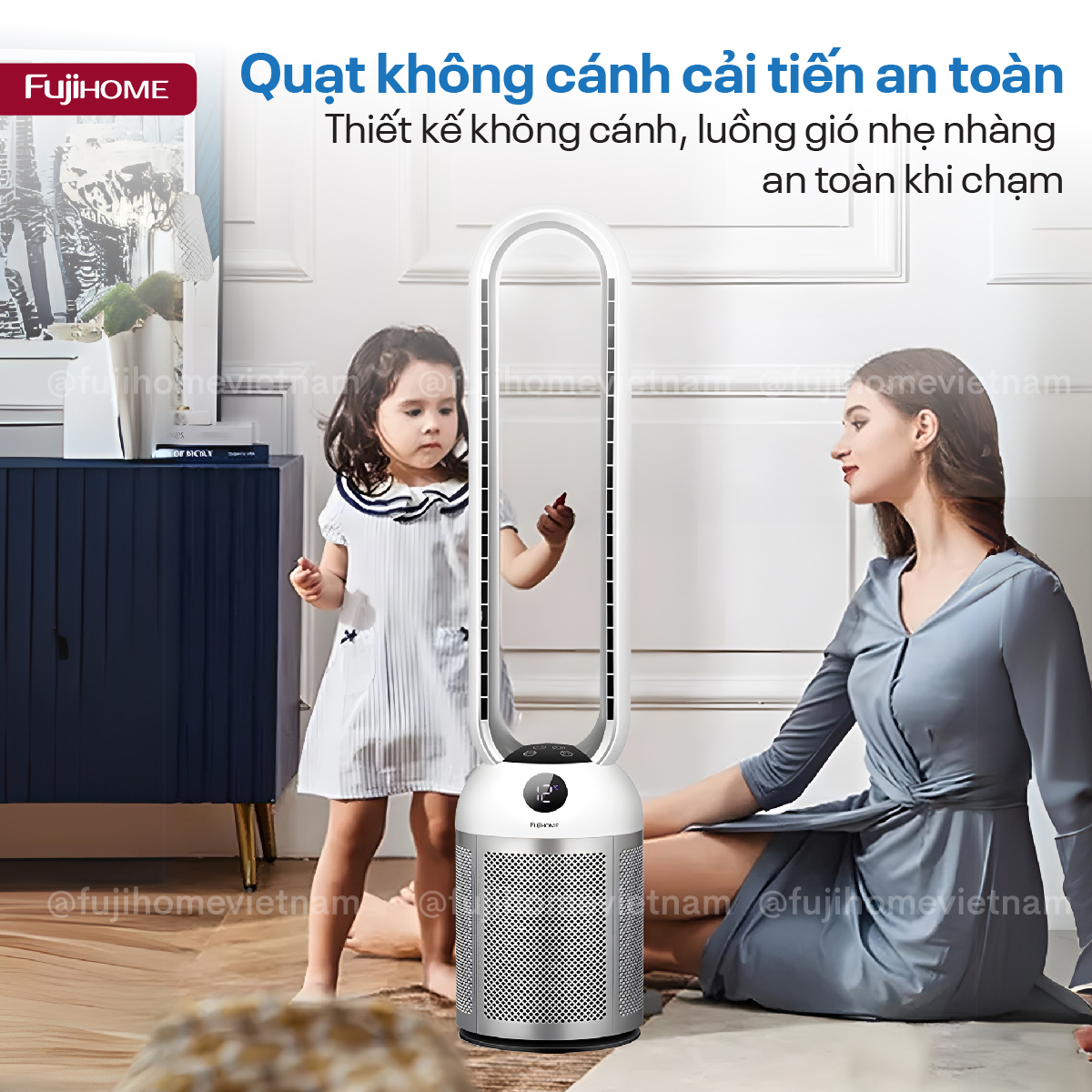 Quạt không cánh Fujihome BF307DC