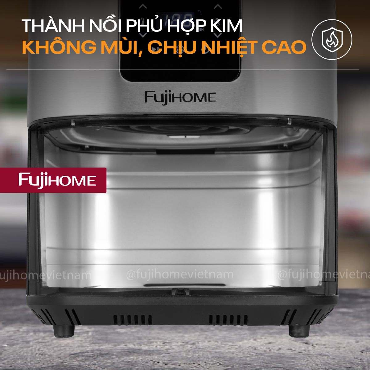 Nồi chiên không dầu Fujihome