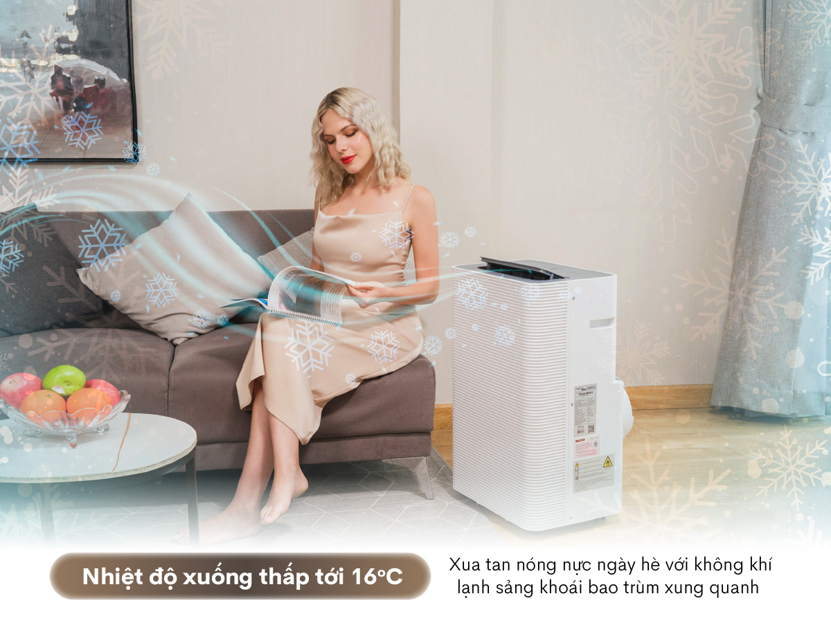 Máy điều hòa di động thông minh Fujihome PAC14