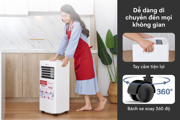 Máy điều hòa di động thông mình Fujihome PAC07