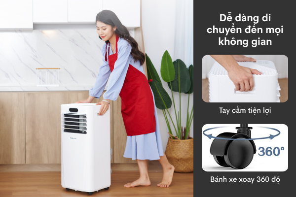 Máy điều hòa di động thông minh Fujihome PAC09
