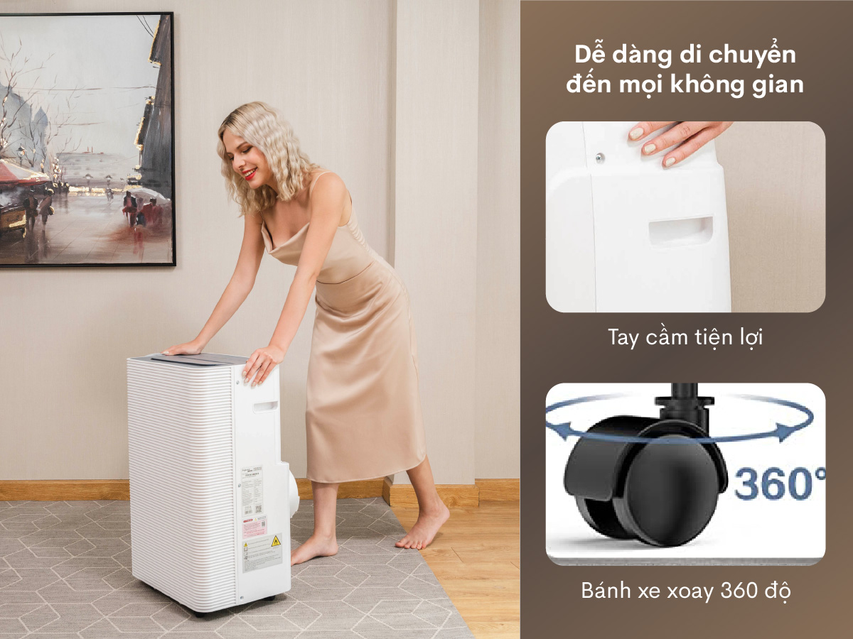Máy điều hòa di động thông minh Fujihome PAC14