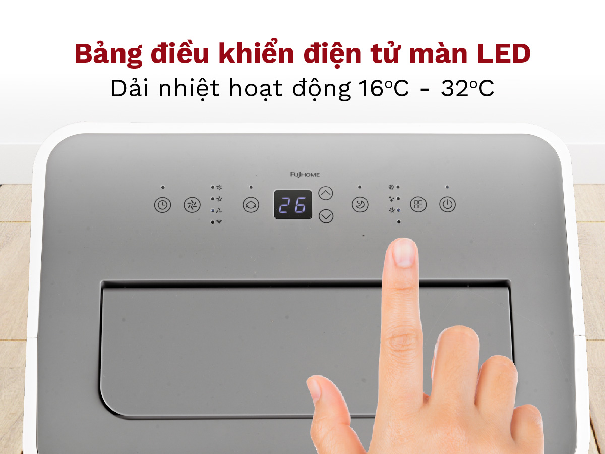 Máy điều hòa di động thông minh Fujihome PAC14