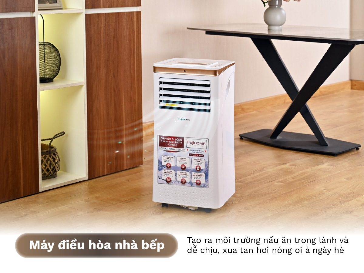 Máy điều hòa di động thông minh Fujihome PAC10