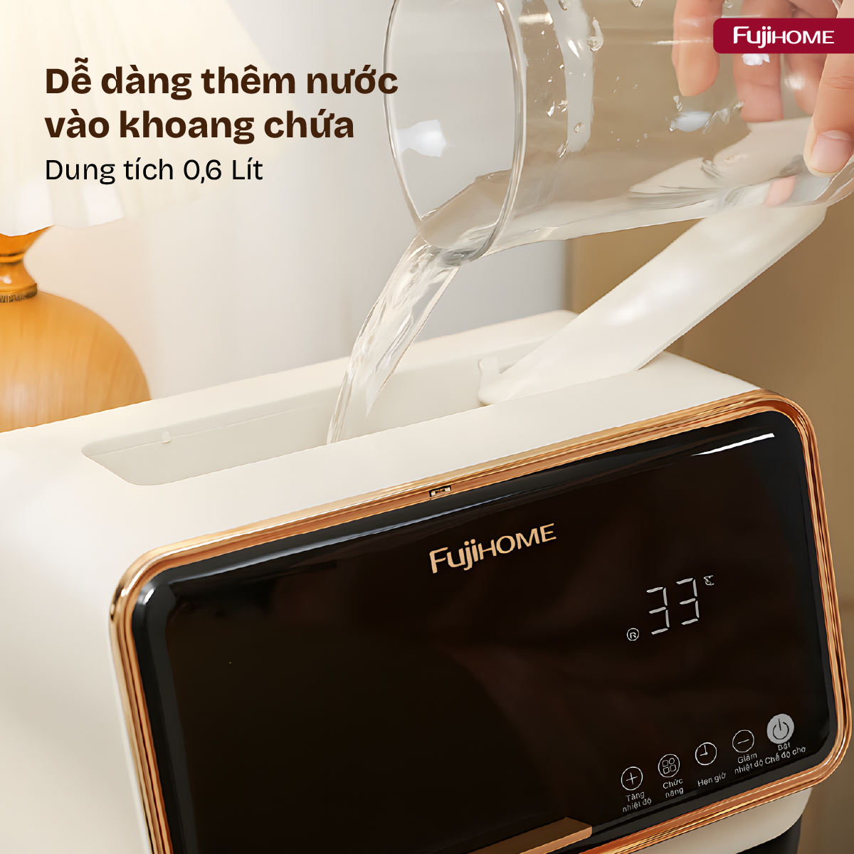 Chăn Điện Sưởi ấm bằng nước nóng Fujihome HB1820PRO