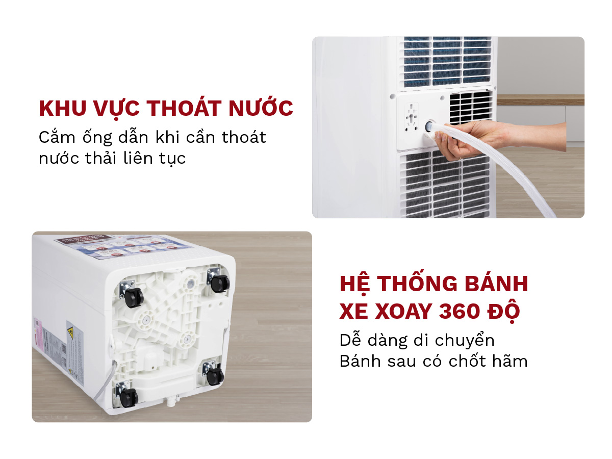 Máy điều hòa di động thông minh Fujihome PAC10