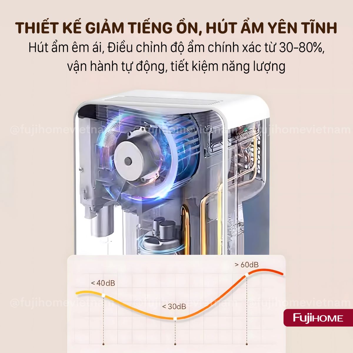 máy hút ẩm dân dạng Fujihome DH10
