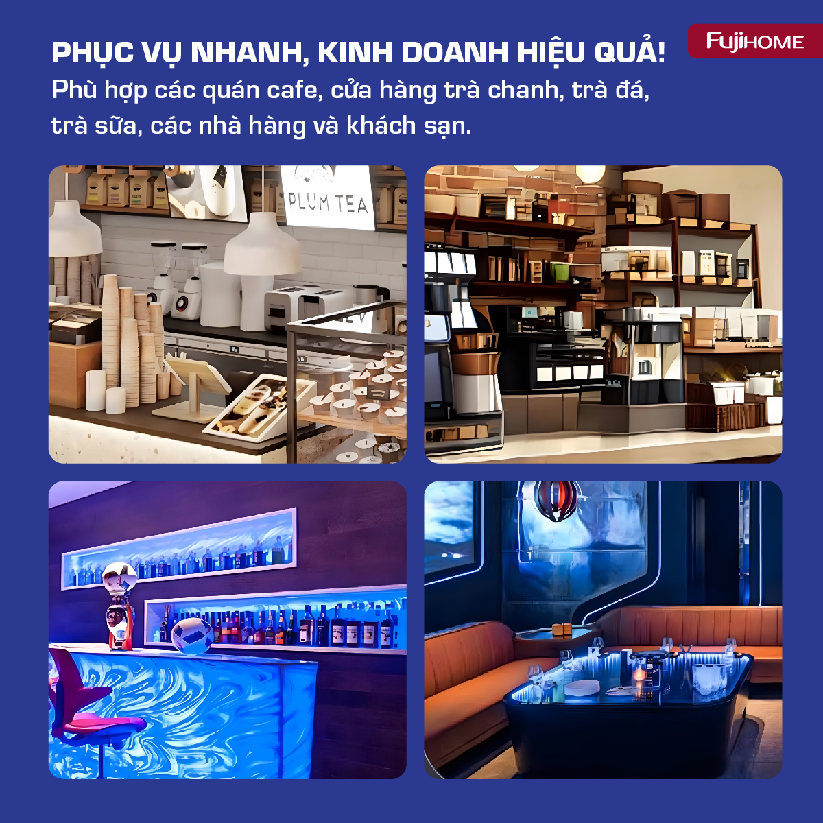 Máy làm đá thương mại kèm lọc nước UF Fujihome IM70C