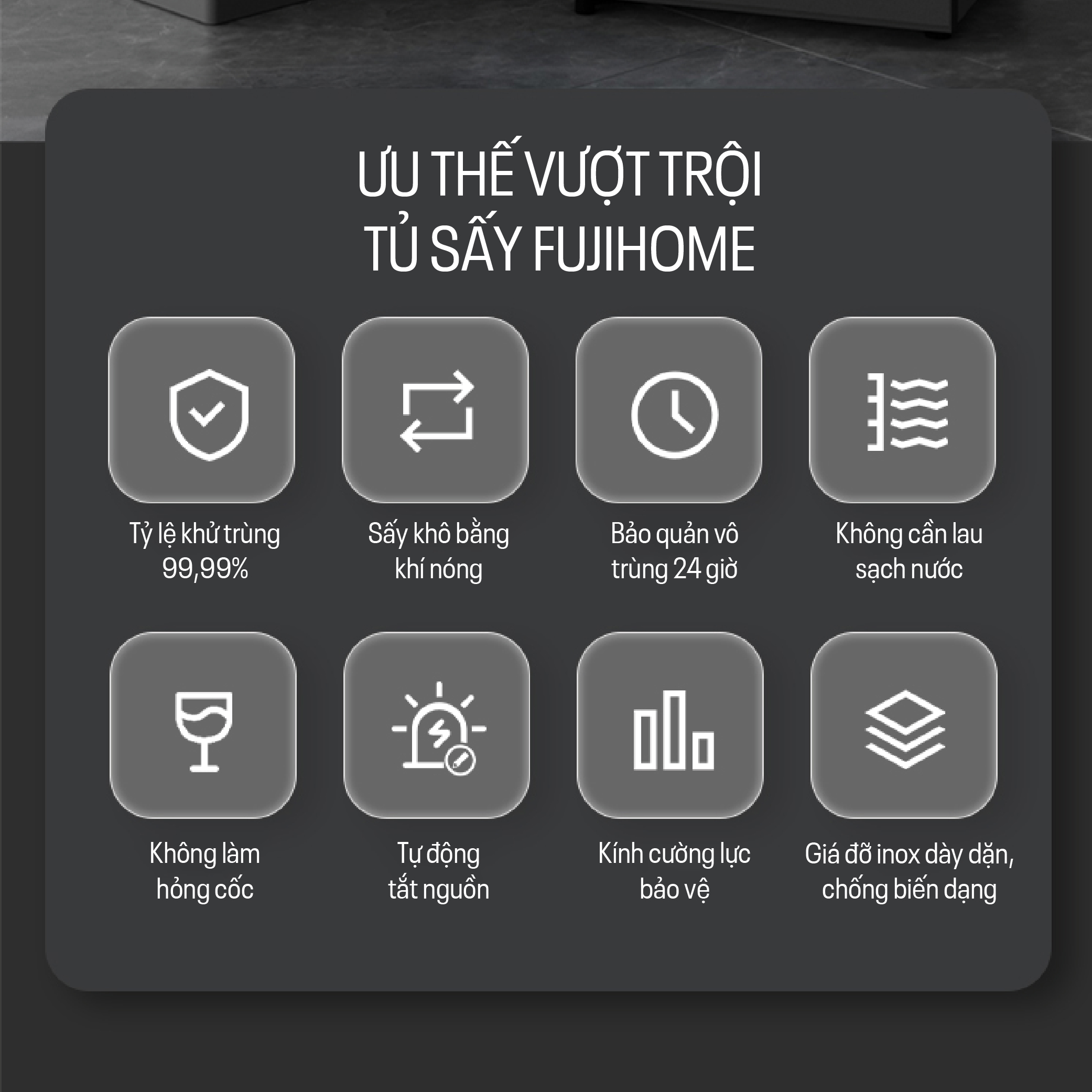tủ sấy Fujihome DD220