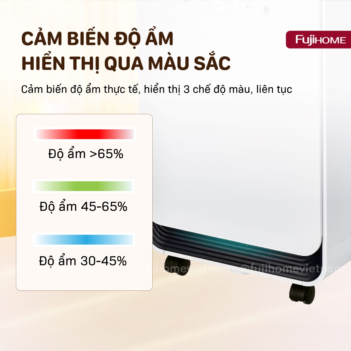máy hút ẩm dân dạng Fujihome DH10
