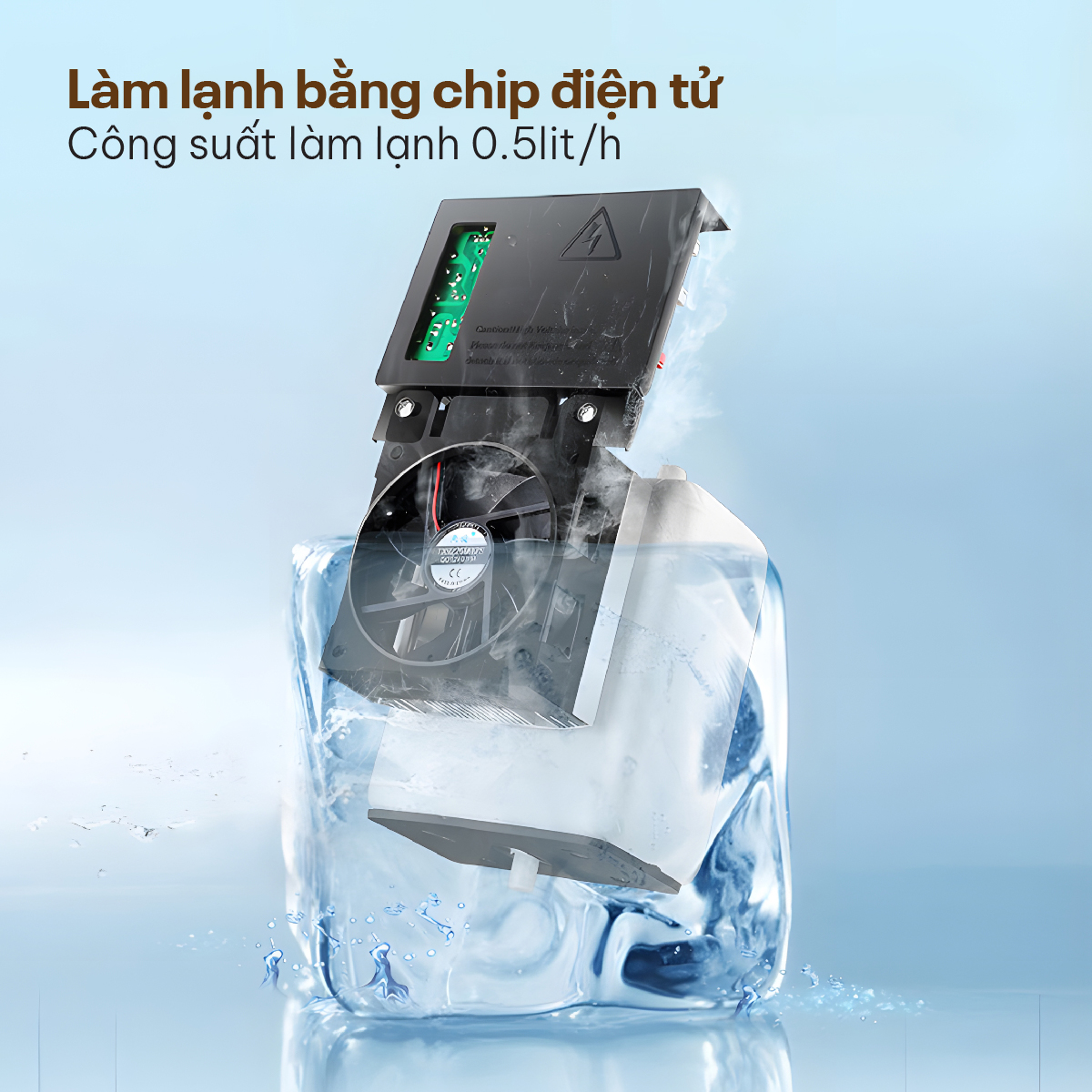 Cây nước nóng lạnh kết hợp bàn pha trà, cafe Fujihome TB392