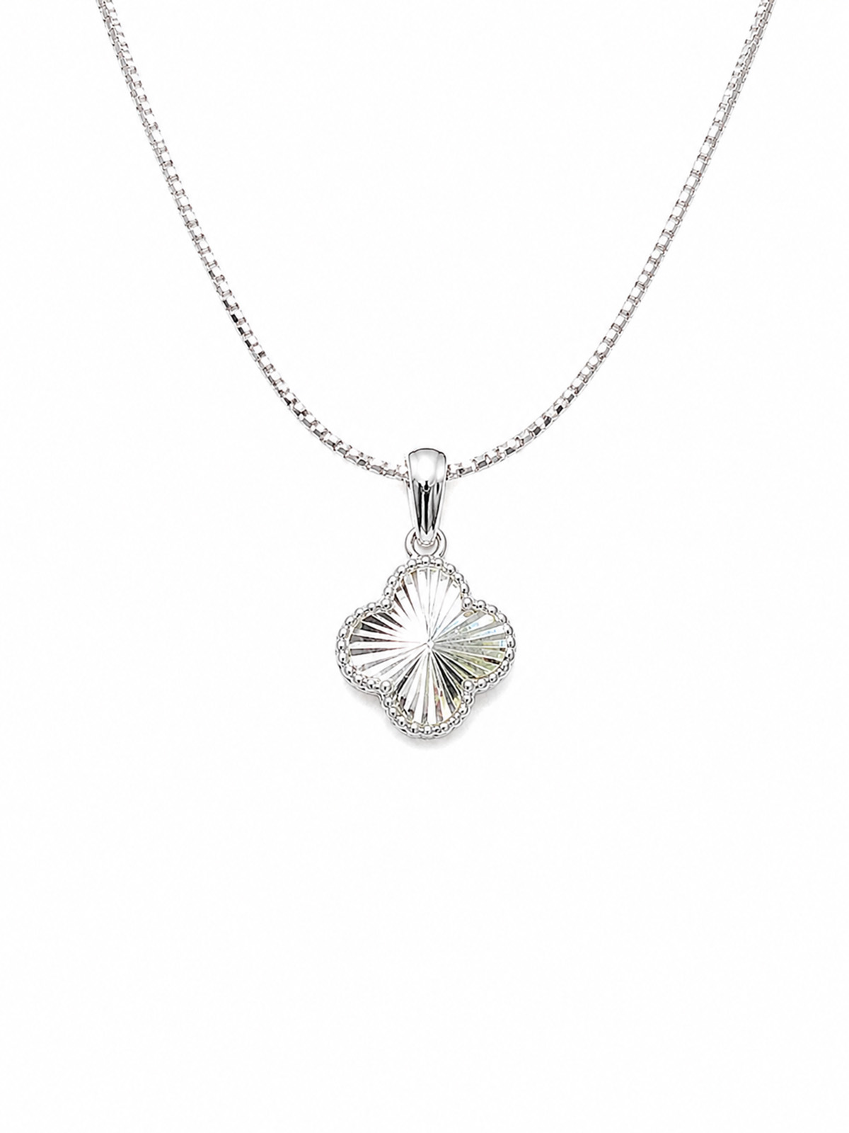 Dây Chuyền Sincera 4 Leaf Clover DCMA1794 | Bạc s925