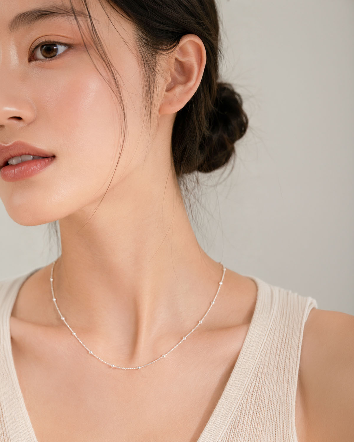 Dây Chuyền Sincera Basic Satellite Chain | Bạc s925 4