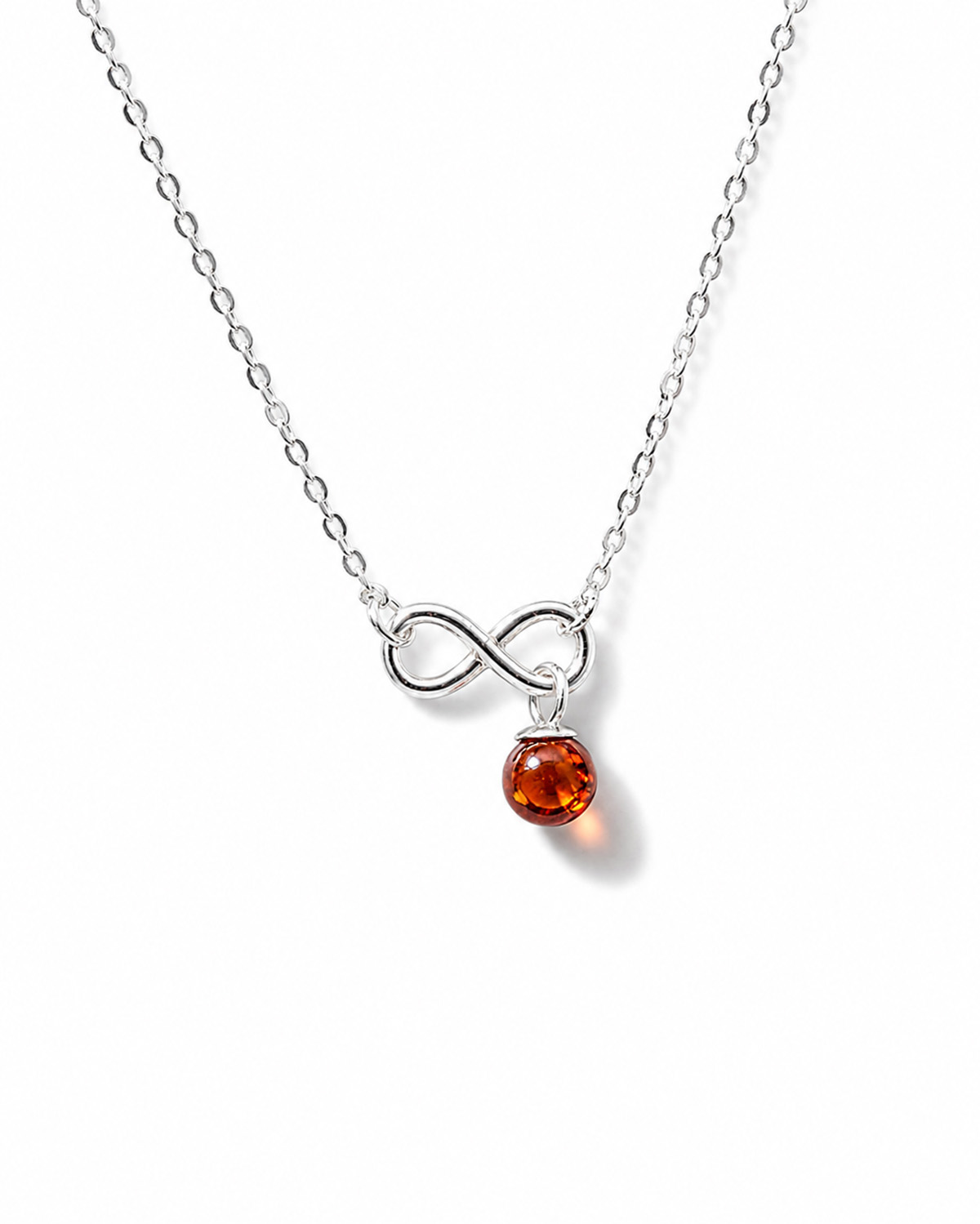 Dây Chuyền Sincera Infinity Birthstone | Bạc s925 Mix Đá