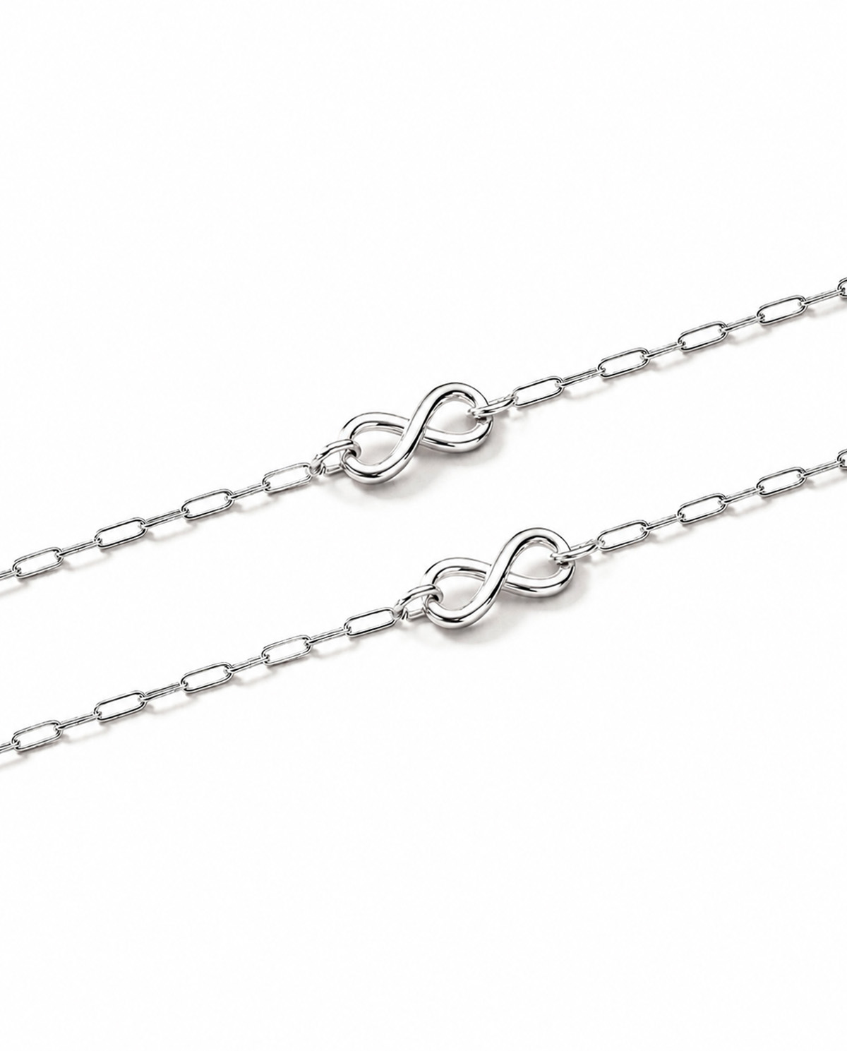 Vòng Tay Sincera Infinity x Paperclip | Bạc s925
