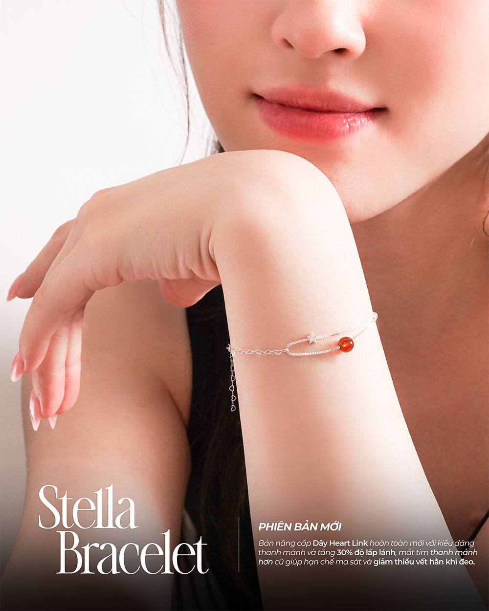 Vòng Tay Sincera Stella | Bạc s925 x Đá Tự Nhiên