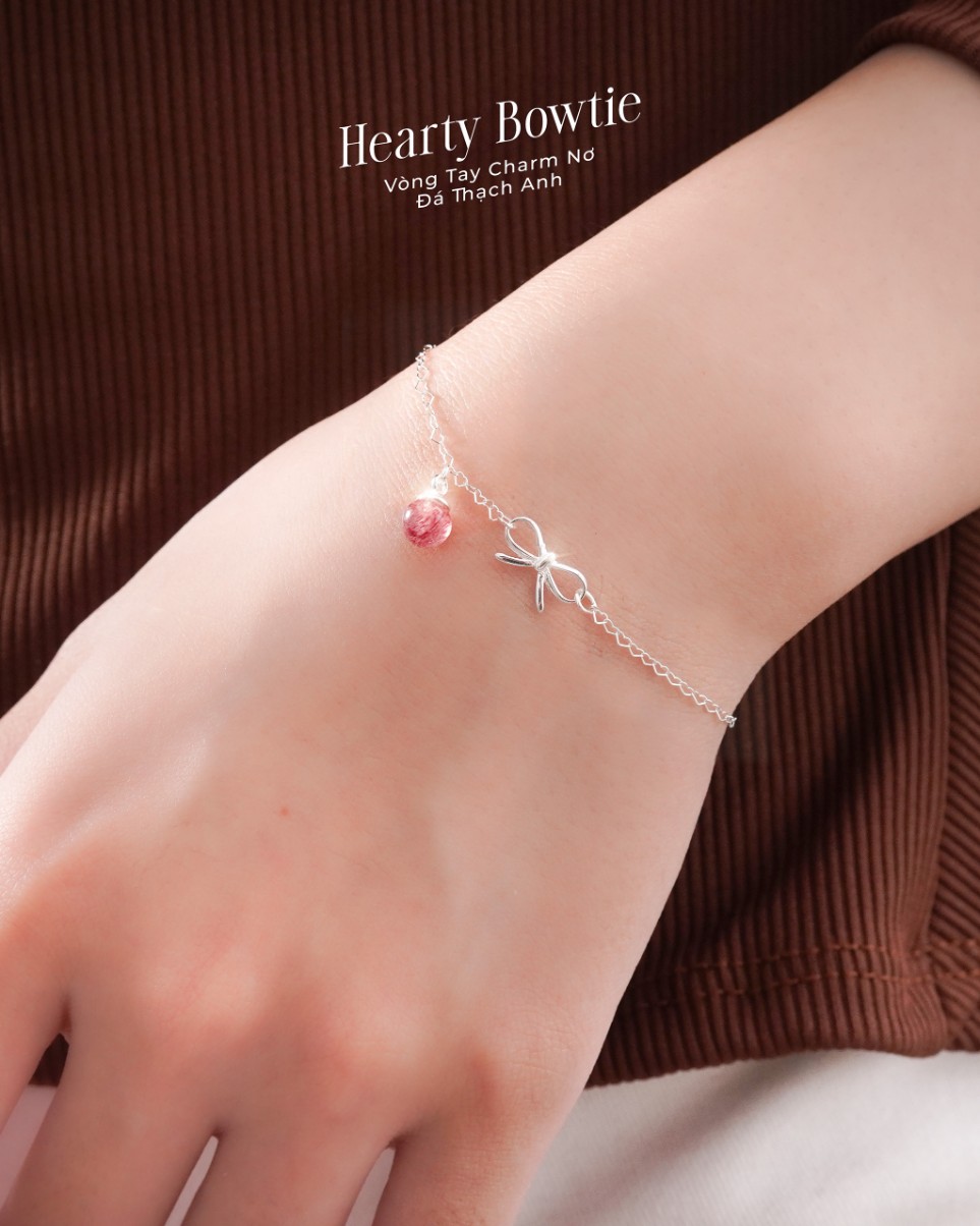 Vòng Tay Sincera Hearty Bowtie Mix Đá | Bạc s925 3